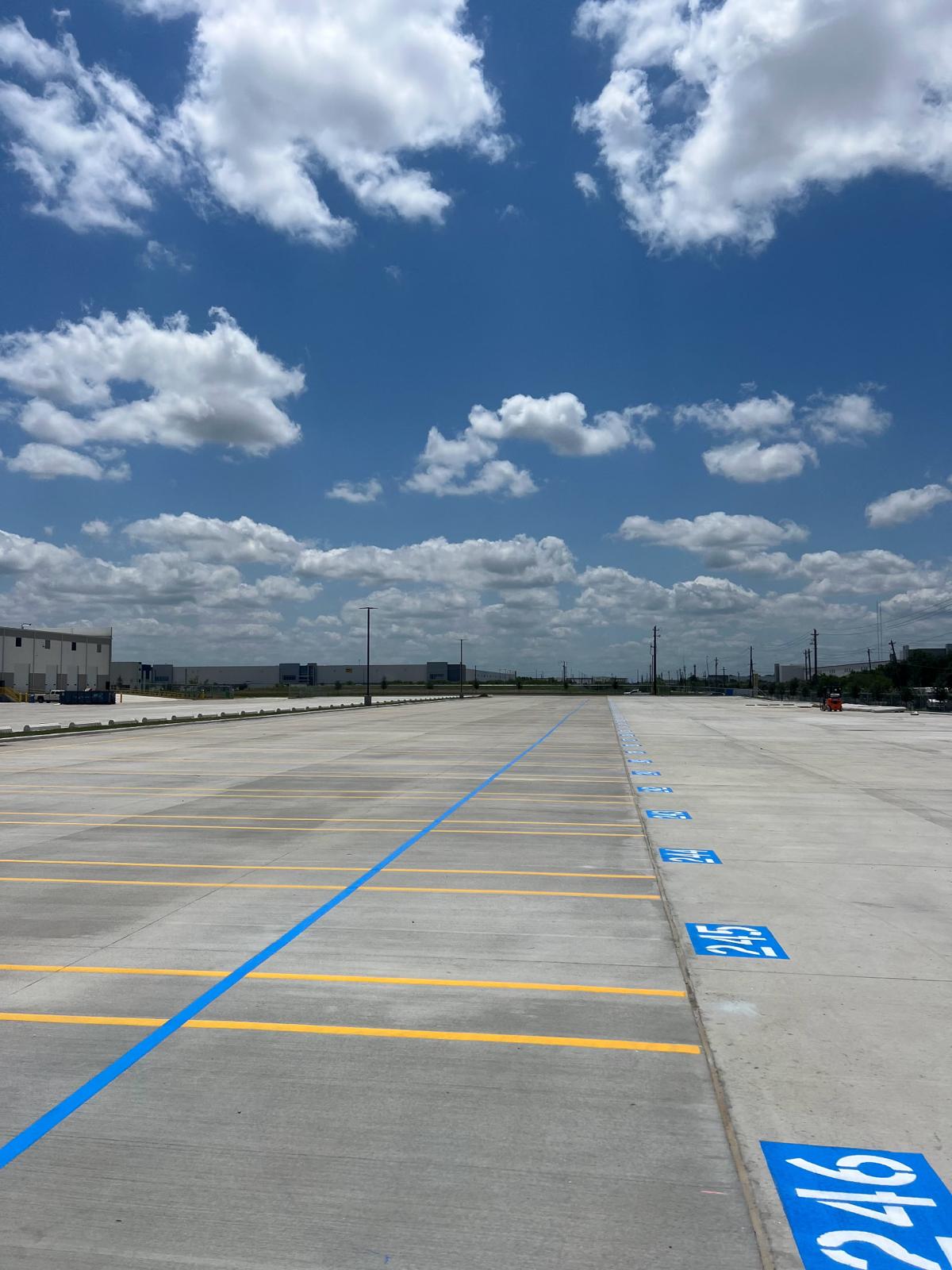 Parking lot striping project 2