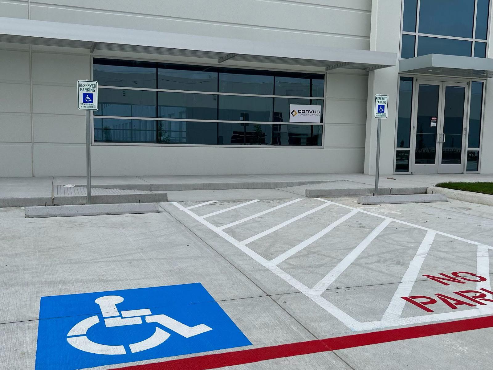 Parking lot striping project 3